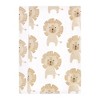 Hudson Baby Infant Boys Cotton Flannel Burp Cloths 4pk, Modern Lion, One Size - 3 of 4