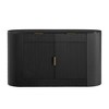 ACEPANO 55.1 in. W Modern MDF Storage Cabinet with 2 Doors, 2 Drawers, Aluminum Handles & 3 Shelves for Living Room-Black - 4 of 4
