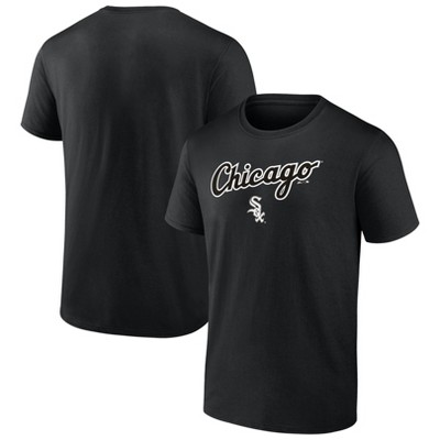 Men's Pro Standard Black/ Chicago White Sox Taping T-Shirt Size: Small
