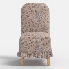 Rounded Back Slipcovered Dining Chair with Ruffle - Threshold™ - 2 of 4