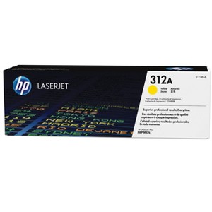 HP Inc. 312A Yellow LaserJet Toner Cartridge, ~2,700 pages, CF382A - 1 of 4