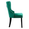 WestinTrends  Velvet Upholstered Tufted Dining Chairs (Set of 4) - 4 of 4