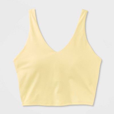 Women's Flex Light Support V-Neck Cropped Sports Bra - All In Motion™