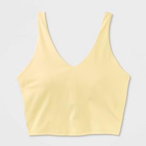 Women's Flex Light Support V-Neck Cropped Sports Bra - All In Motion™ - 1 of 1