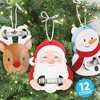 Big Dot of Happiness Christmas Gift Tag Money Holders, To and From Hanging Ornament Cards for Holiday Cash Gift Presents or Christmas Tree Display, - 2 of 4