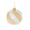Distressed Glass Ball Ornament (Set of 6) - 4 of 4
