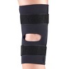 OTC Knee Stabilizer Wrap, Hinged Bars, Neoprene, Black - 4 of 4