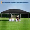 10x20 Pop Up Canopy with 2 Sidewalls - Heavy Duty Outdoor Canopy Tent with Portable Roller Bag - 4 of 4