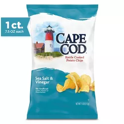 Cape Cod Potato Chips Sea Salt and Vinegar Kettle Chips - 7.5oz