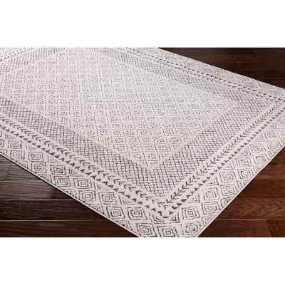 Global Oasis 63'' Square Gray Reversible Area Rug