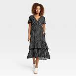 Women's Short Sleeve Wrap Dress - Knox Rose™