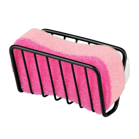 Kitchen Caddy Sponge Holder Double Sided Sink Shelf Soap Sponge