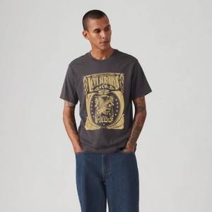 Levi's® Men's Classic Fit Short Sleeve Crewneck T-Shirt - Black - 1 of 2