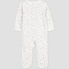Carter's Just One You® Baby Girls' Floral Sleep N' Play - Cream - 2 of 4
