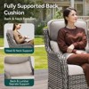 Gymojoy Outdoor Gliders Chairs Side Table with 5-Inch Thick Cushions - 4 of 4