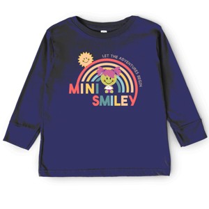 The Juniper Shop Mini Smiley Let The Adventures Begin Aria Toddler Long Sleeve Tee - 1 of 4