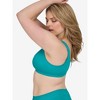 Leading Lady Women's The Meryl - Cotton Front-Closure Comfort & Sleep Bra (110) Capri Breeze 44F/G/H - 3 of 4