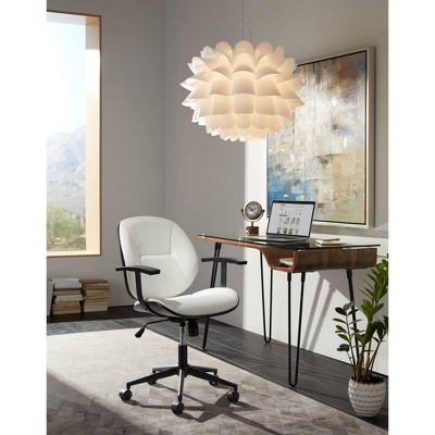 Modern Blooming Flower White Pendant Light
