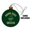 Adams State University Grizzlies Logo Wood Christmas Tree Holiday Ornament - 4 of 4