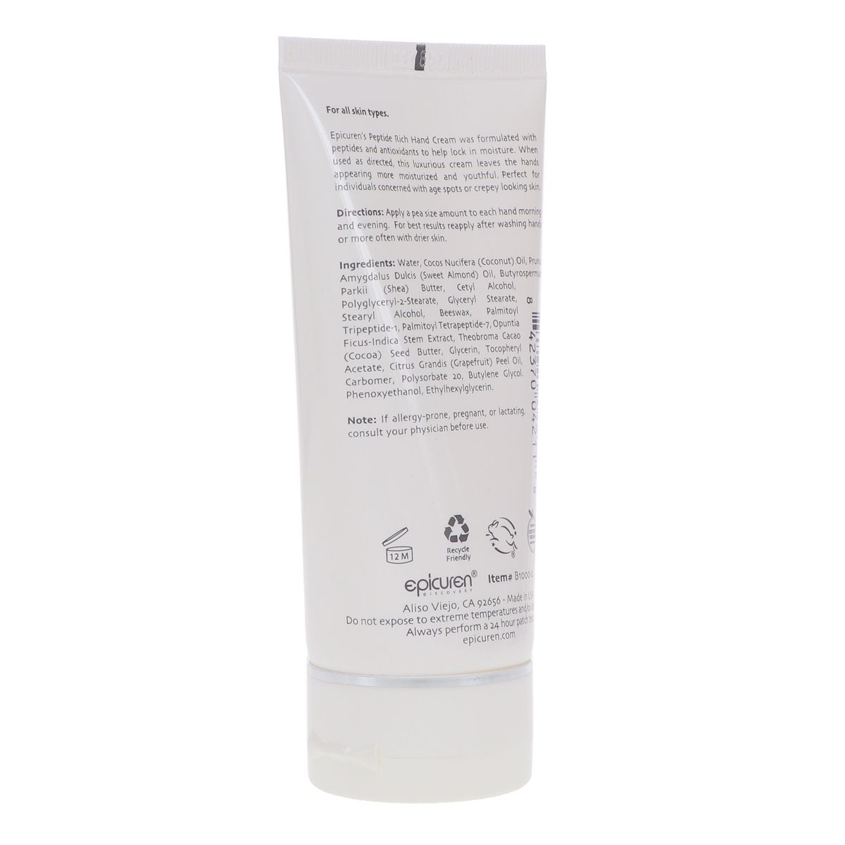 Epicuren Discovery Peptide Rich Hand Cream 2.5 oz - thumbnail 4
