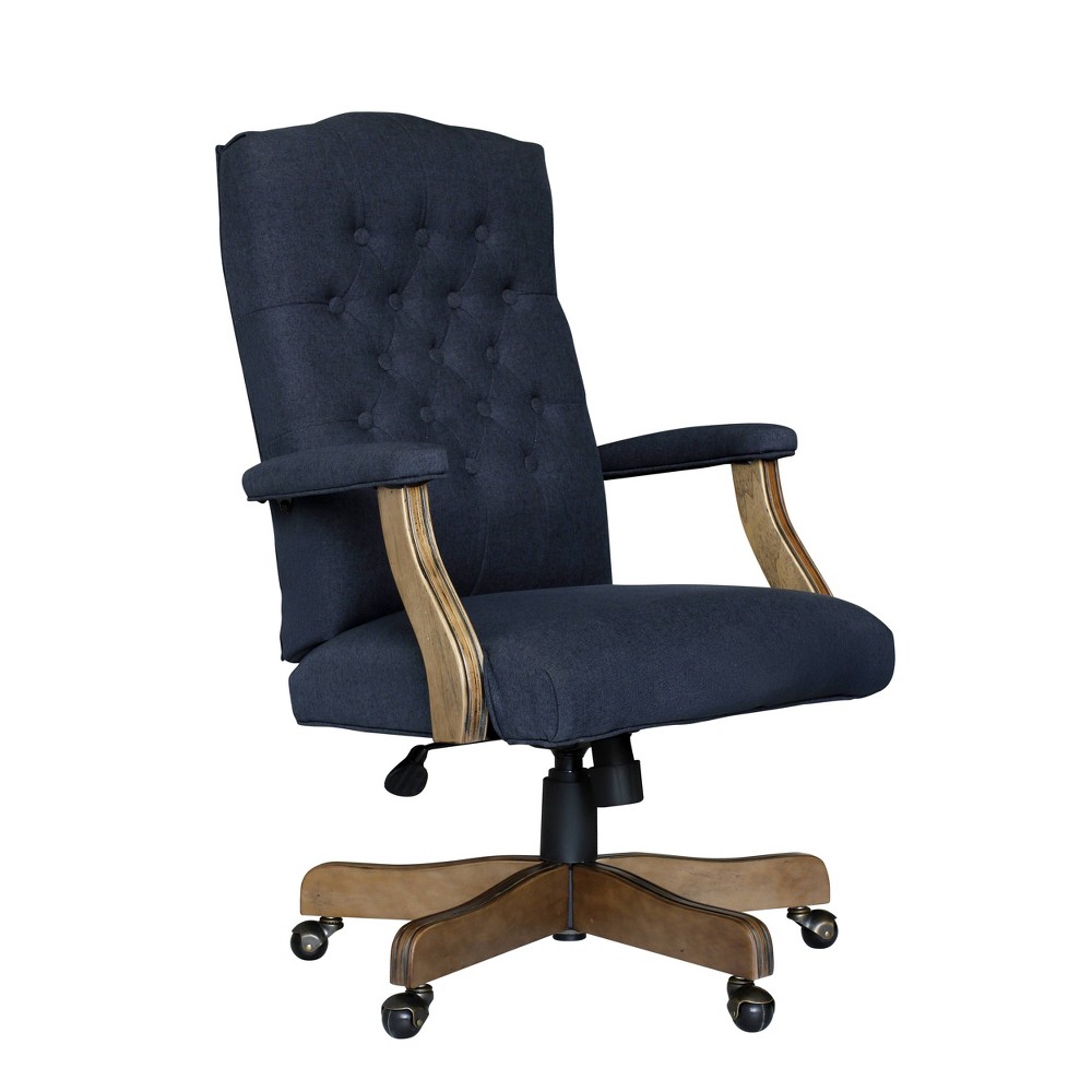 Photos - Computer Chair BOSS Traditional Executive Chair Navy -  Office Products 