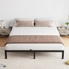 Whizmax 10 Inch Bed Frame, Low Profile Metal Platform Bed Frame Support Mattress Foundation, Noise Free, Easy Assembly, Black - 3 of 4