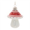 Glittered Glass Mushroom Ornament (Set of 6) - 4 of 4