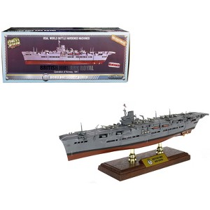 HMS Ark Royal (91) British Aircraft Carrier "Operation of Norway" (1941) 1/700 Scale Model by Forces of Valor - 1 of 4