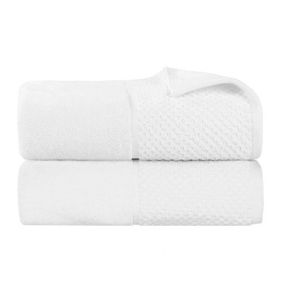 Ribbed Cotton Highly Absorbent Medium Weight 12 Piece Assorted Towel Set by Blue Nile Mills