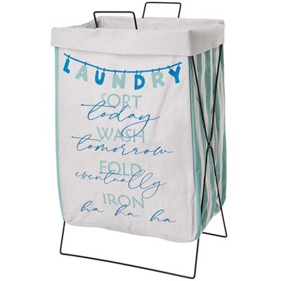 The Lakeside Collection Country Blue Laundry Room Collection - Laundry Bag