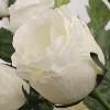 Floral Home 15.4" White Rose Spray - 24-Piece - 2 of 2