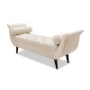 CAVINAS Bench End of Bed Bench Tufted Flared Arm Bench for Bedroom and Entryway - 3 of 4