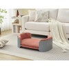 MaseiKar Scandinavian Cat Couch Bed – Mid/Large Pet Sofa with Removable Washable Cover, PP Indoor Furniture, Elevated Cozy Bed for Cats - 2 of 4