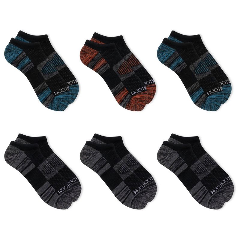 Fruit of the Loom Men's 6pk Breathable Performance No Show Socks - 6-12, 1 of 6