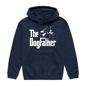 Men's - Instant Message - The Dogfather Graphic Fleece Pullover Hoodie - 1 of 4