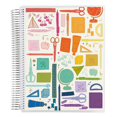 erin condren 12 Month Teacher Lesson Planner School Supplies