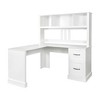 Home Office Desks, Computer Desk With 2-tier Open Shelf, 2 Drawers, Scratch Resistant Waterproof Modern Corner Gaming Desk For Office, Bedroom - 2 of 4
