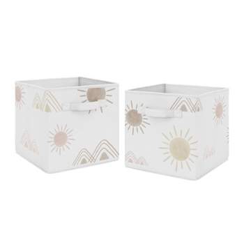 Set of 2 Desert Sun Kids' Fabric Storage Bins - Sweet Jojo Designs