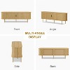 COZONY Media Console with Sliding Doors, Modern TV Stand Entertainment Center with Shelves, Storage Cabinet for Living Room Bedroom Hallway - 4 of 4