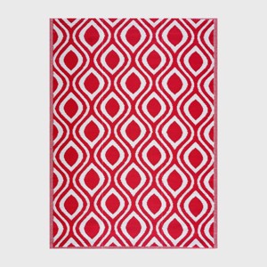 Playa Rug Venice Plastic Rectangle Woven Indoor Outdoor Folded Floor Mat - 1 of 4