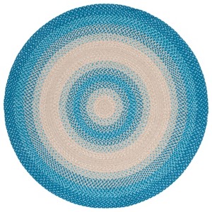Braided BRD311 Machine Washable UV & Stain Resistant Non-Shedding Hand Woven Indoor/Outdoor Rugs - Safavieh - 1 of 4
