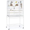 Prevue Pet Products Wrought Iron Flight Cage with Stand, Chalk White (F047) - image 2 of 4