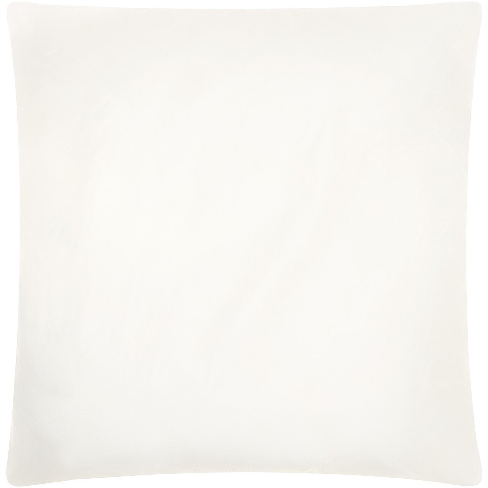 Photos - Pillow 19"x19" Polyester Indoor Square Throw  White - Mina Victory
