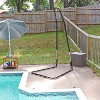Sunnydaze Adjustable Heavy-Duty Steel Hammock Chair Stand - 79" to 93"/330 lb Weight Capacity - Black - 4 of 4