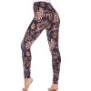Women's One Size Fits Most Printed Leggings - One Size Fits Most - White Mark - 3 of 3
