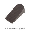 Unique Bargains Door Stop Semi-Circular Door Stopper TPR 6.42"x2.8"x1.97" 1 Pc - 3 of 4