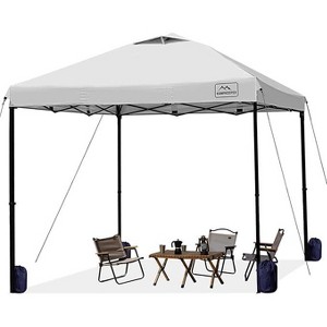 Anybear 10x10FT White Pop Up Canopy Tent with Adjustable Legs - 1 of 4