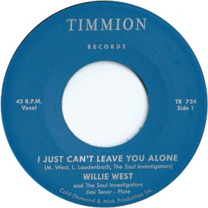 The Soul Investigators - Just Can't Leave You Alone/ Just Can't Leave You Alone (Instrumental) (vinyl 7 inch single) - 1 of 1