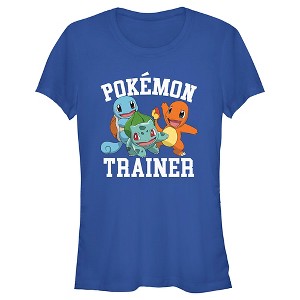 Juniors Womens Pokemon Trainer Characters T-Shirt - 1 of 4