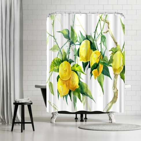Americanflat 71 X 74 Shower Curtain, Lemon Tree 1 By Suren Nersisyan :  Target